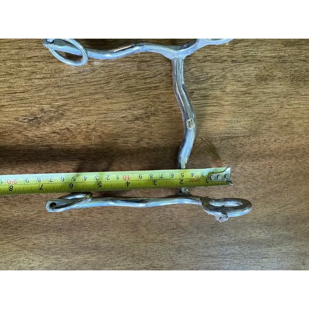 Western S-Shank Horse Bit 5-Inch Low Port Curb